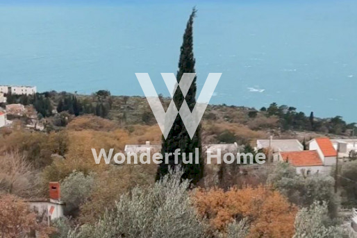 Plot with panoramic sea views, Budva Municipality, Rezevici.